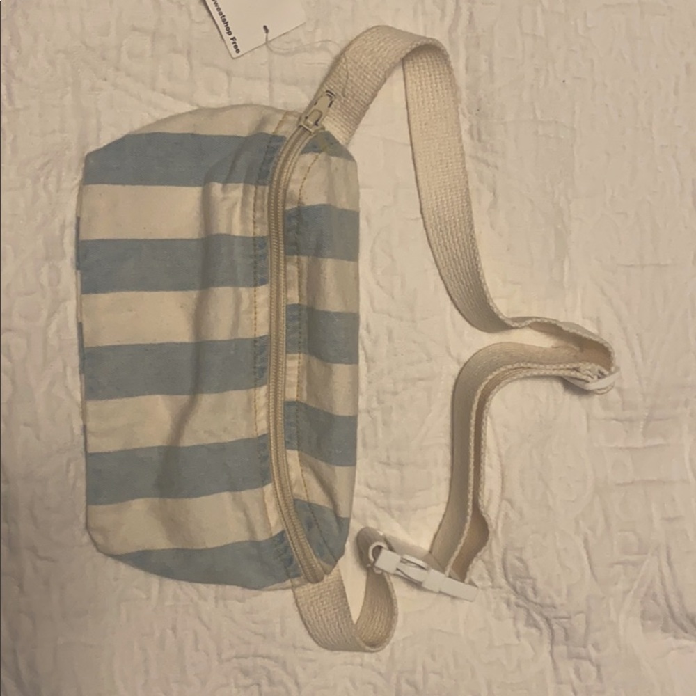 American Apparel striped fannypack